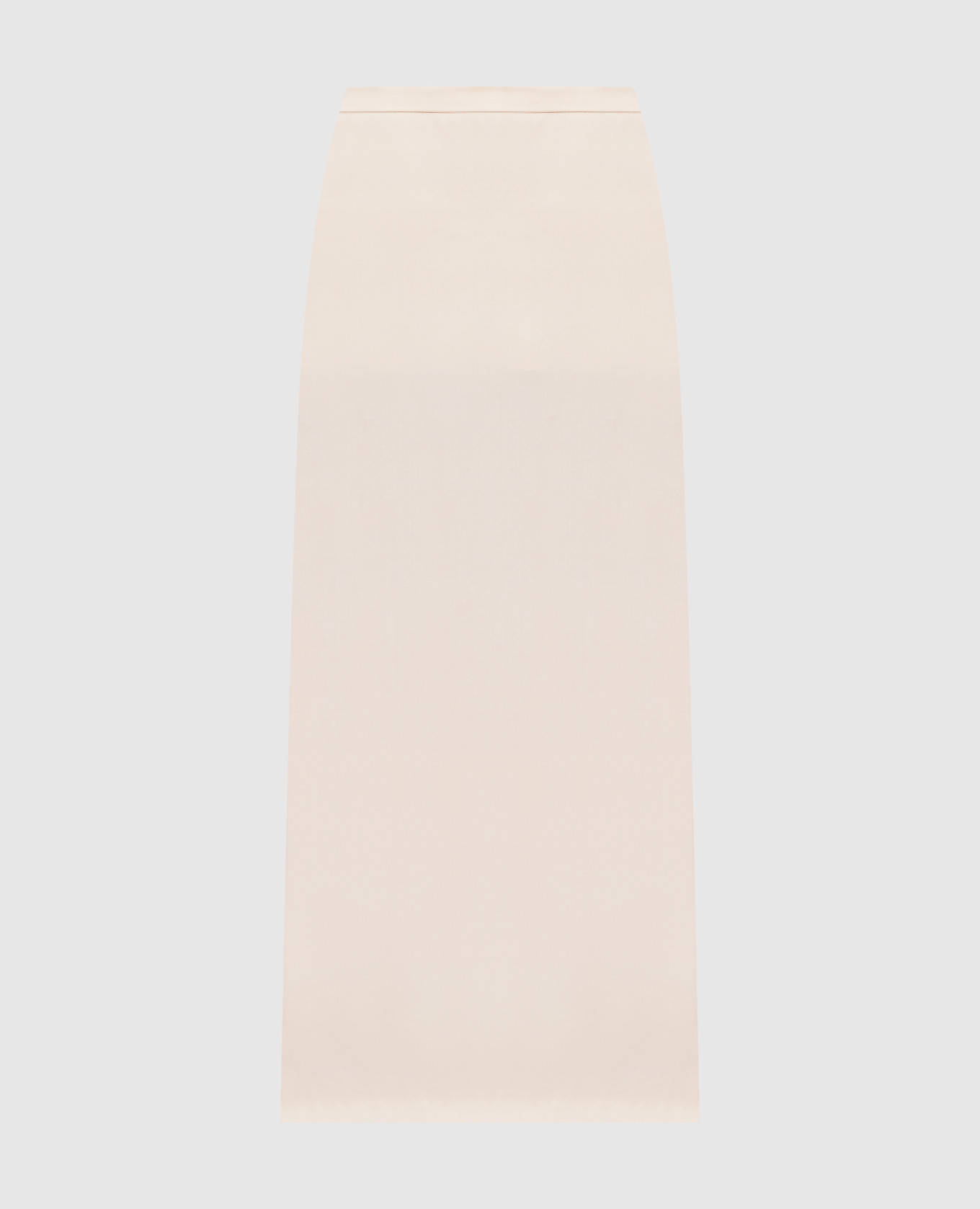 Beige CARA wool skirt Loulou de Saison