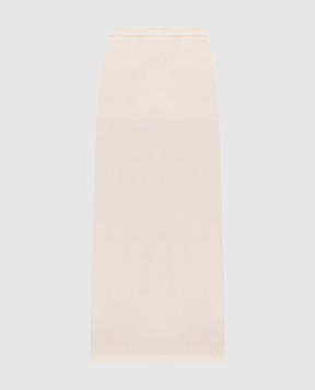 Loulou de Saison Beige CARA wool skirt CARA