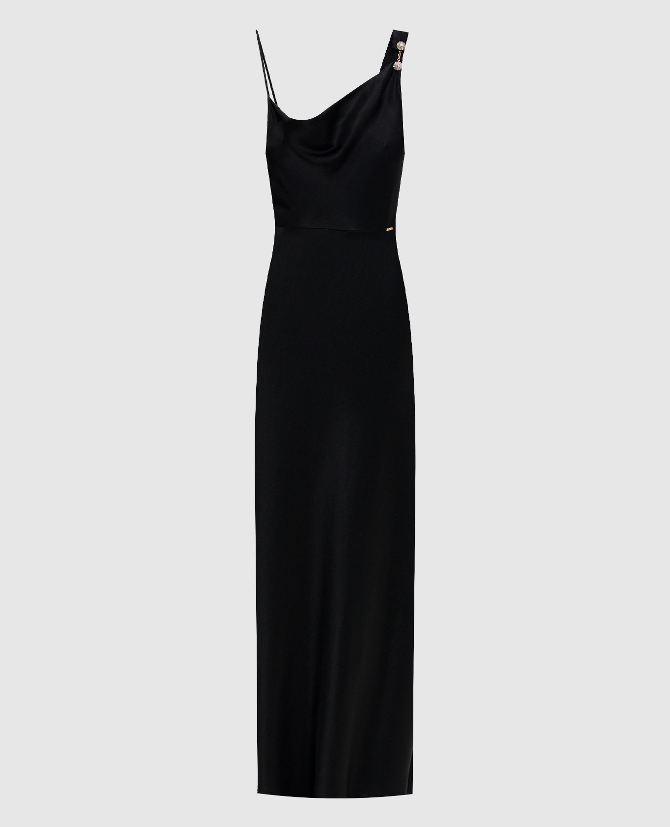 Black midi dress