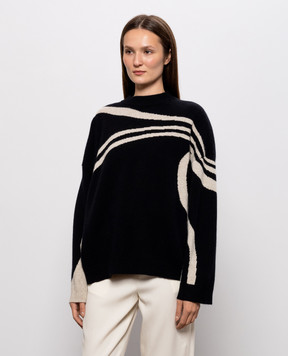 Loulou de Saison NOGA black cashmere sweater NOGA