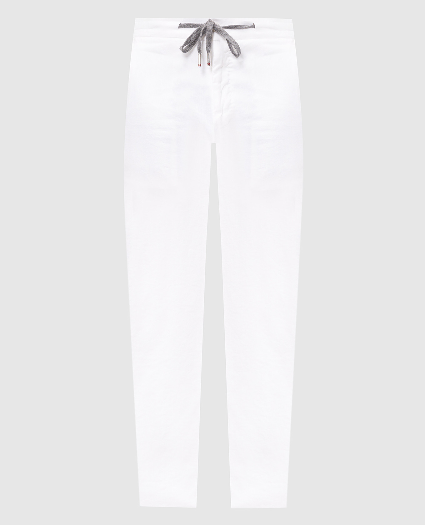 White linen pants