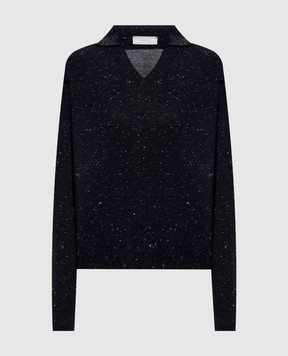 Peserico Navy blue pullover with lurex A99271F1809771