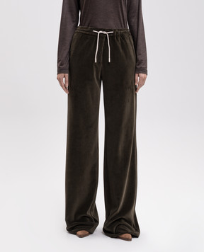 Marco Pescarolo Green velvet pants FENCYD54Y21