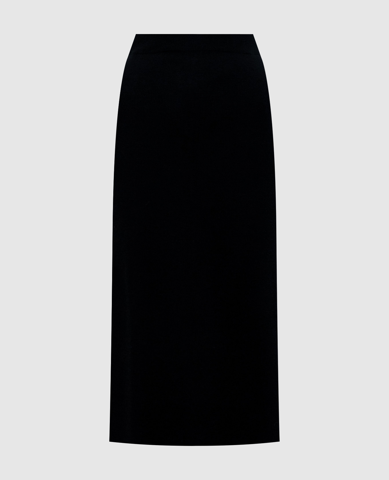 Black SONNI wool skirt