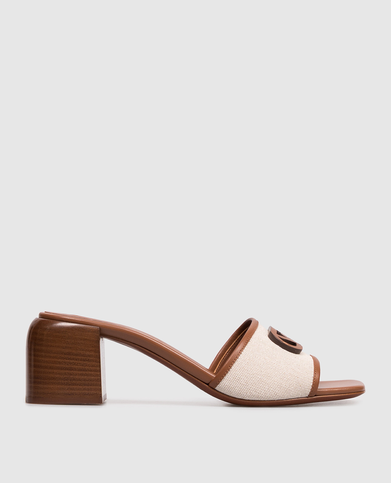 Beige Surge mules Sergio Rossi