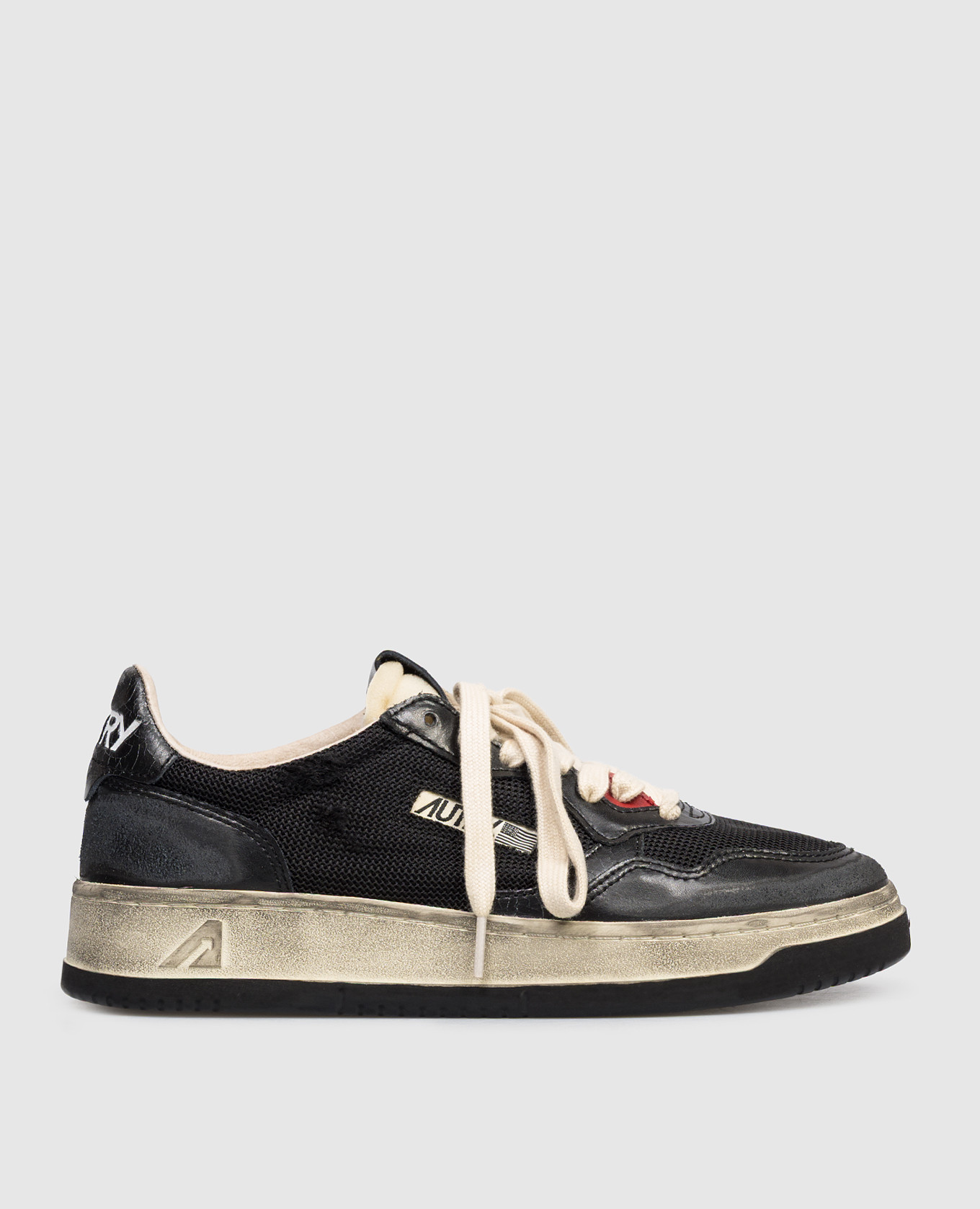 

Black MEDALIST Super Vintage combination sneakers AUTRY