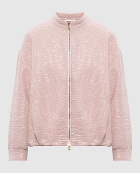 Herno Pink jacket with sequins GI000385D12862S