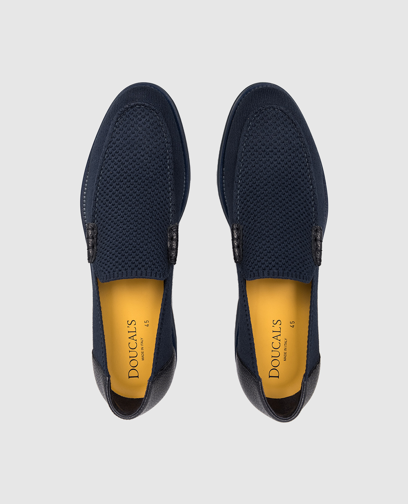 Blue Jago combination loafers Doucal's 4