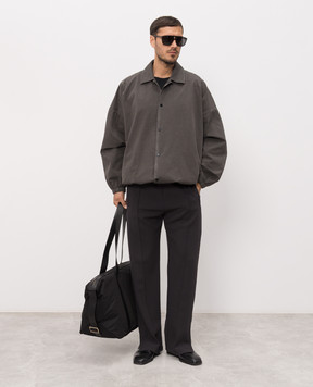 Fear of God Grey jacket with logo print FG9M64658BCG