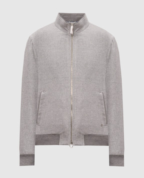 Stefano Ricci Gray cashmere jacket MZJ6300112C0001T