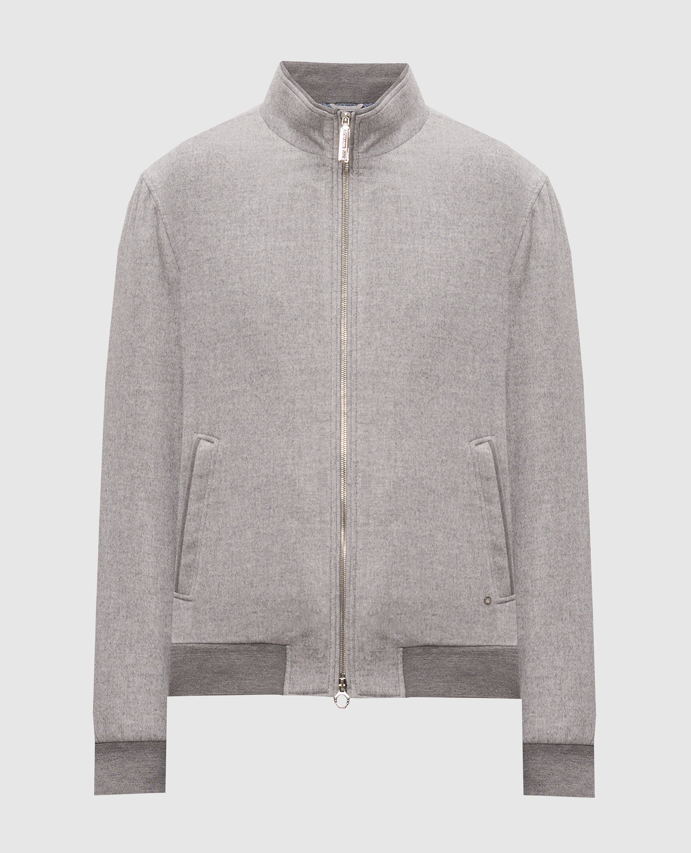Gray cashmere jacket