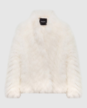 Simonetta Ravizza Falk ivory goat fur coat F06JA417H38