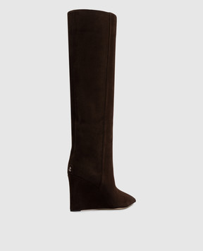 Jimmy Choo Blake brown suede boots BLAKEKB85SUE