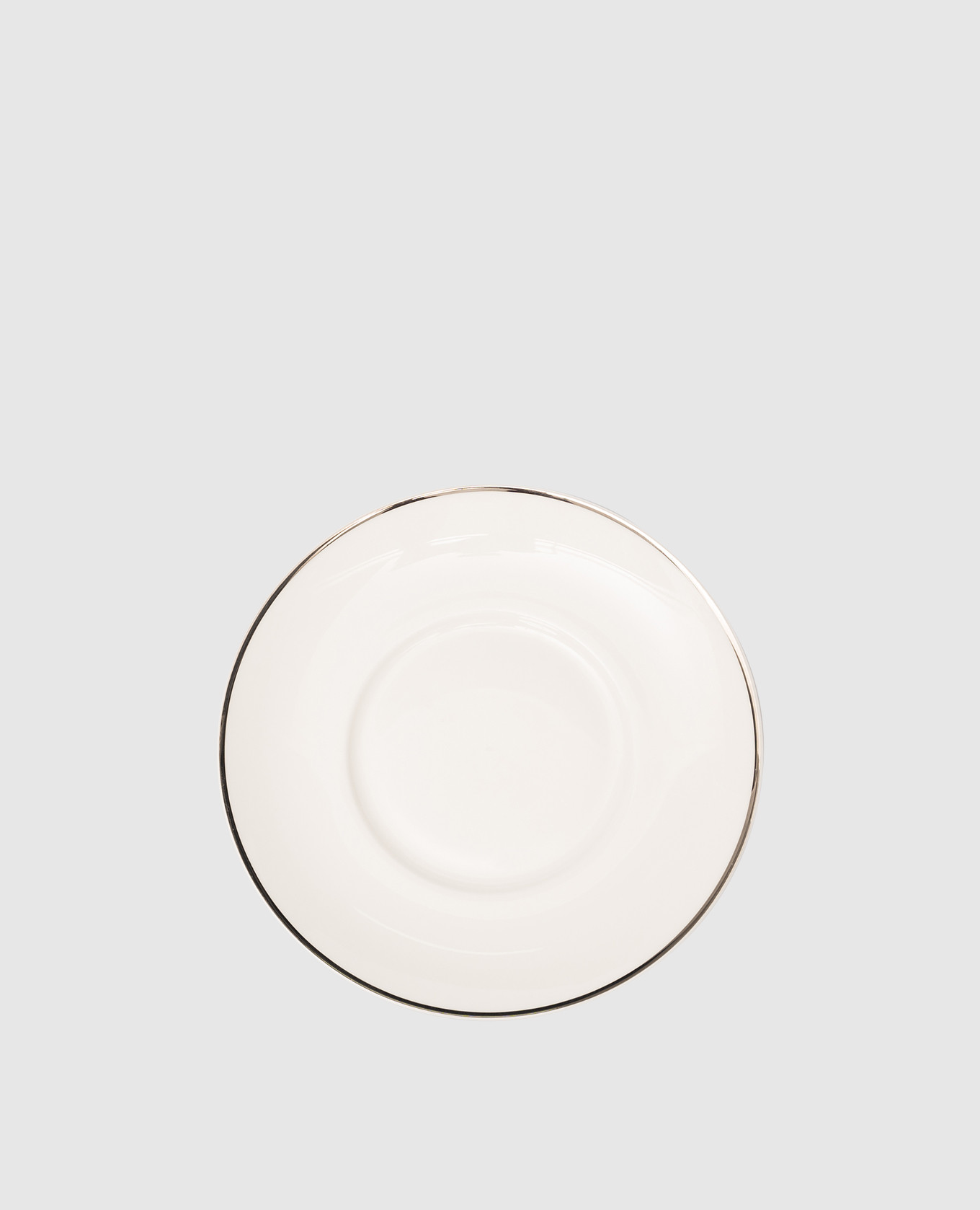 

White porcelain saucer for tea cup Ducale Geminiano Cozzi 1765