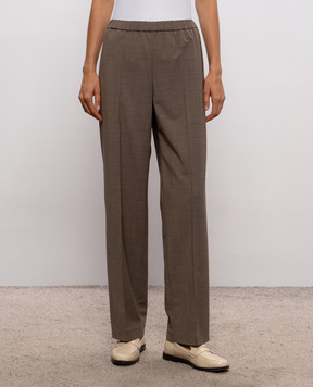 Fabiana Filippi Brown wool pants PAD216F322M276