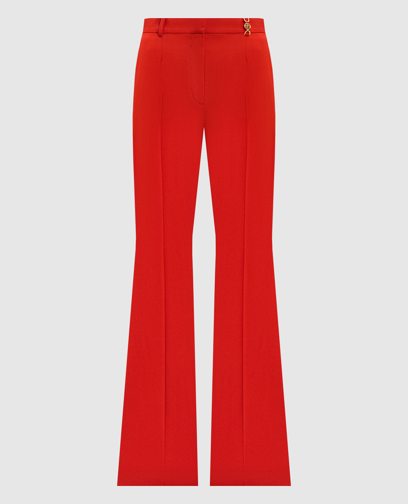 

DV red wool flared pants Versace