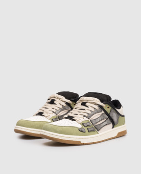 AMIRI XL SKEL leather sneakers with logo print AMSNSN1049