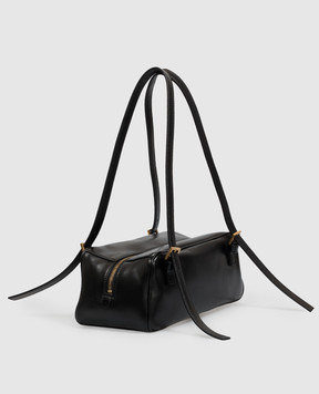 Versace Emblème black leather tote bag 10243181A17449
