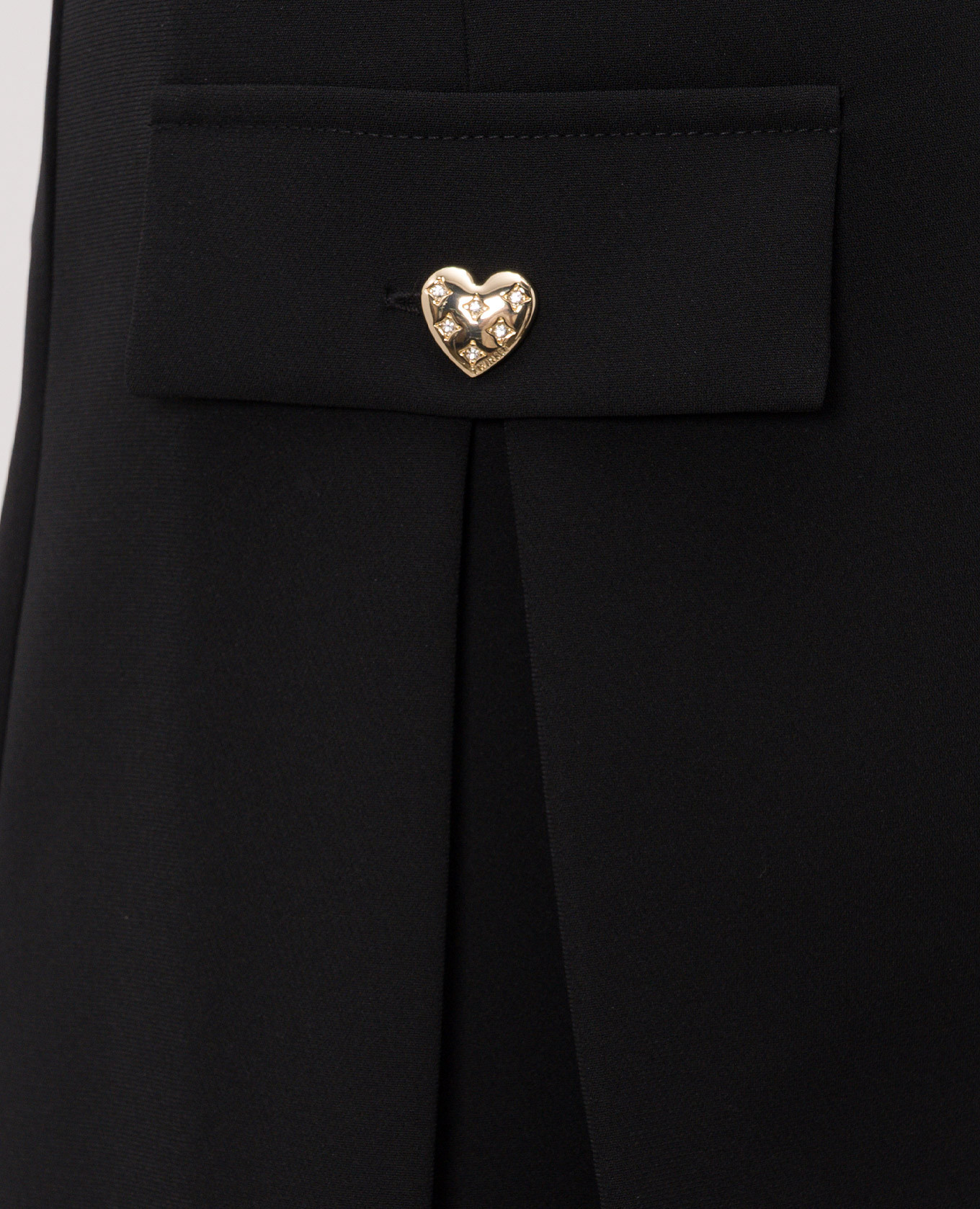 Black shorts with logo Twinset 5