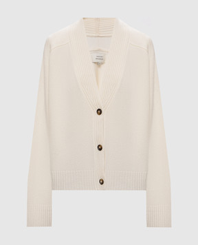 Loulou de Saison KAIA ivory cashmere cardigan KAIALDS