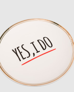 Bitossi Home White porcelain bread plate Yes, I do FTB00009