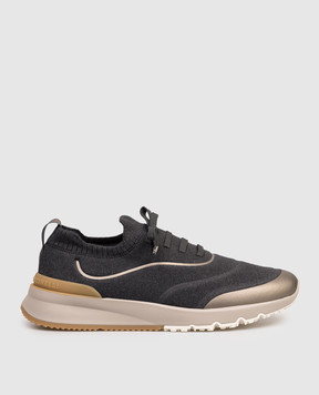 Brunello Cucinelli Gray sneakers MZUAUFO340