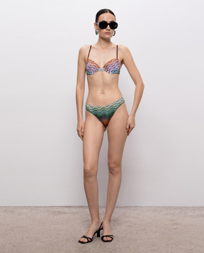 Missoni Lurex patterned swimsuit MC22SP01BR015D