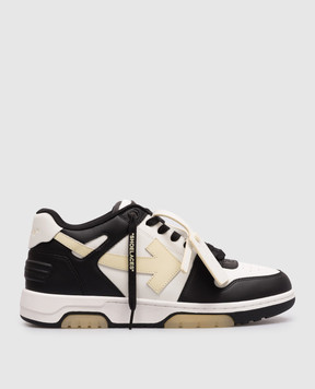 Off-White Out Of Office white leather sneakers with logo OMIA189S26LEA008