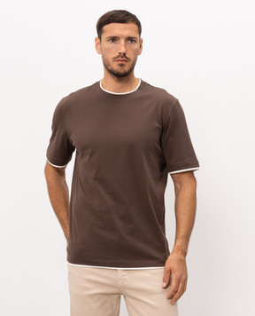 Brunello Cucinelli Brown T-shirt M0B137427