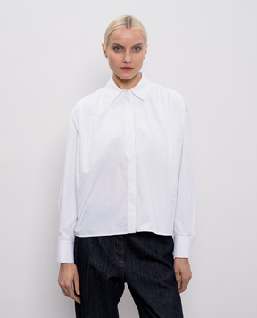 Jil Sander White shirt with drapery J02DL0281J45001