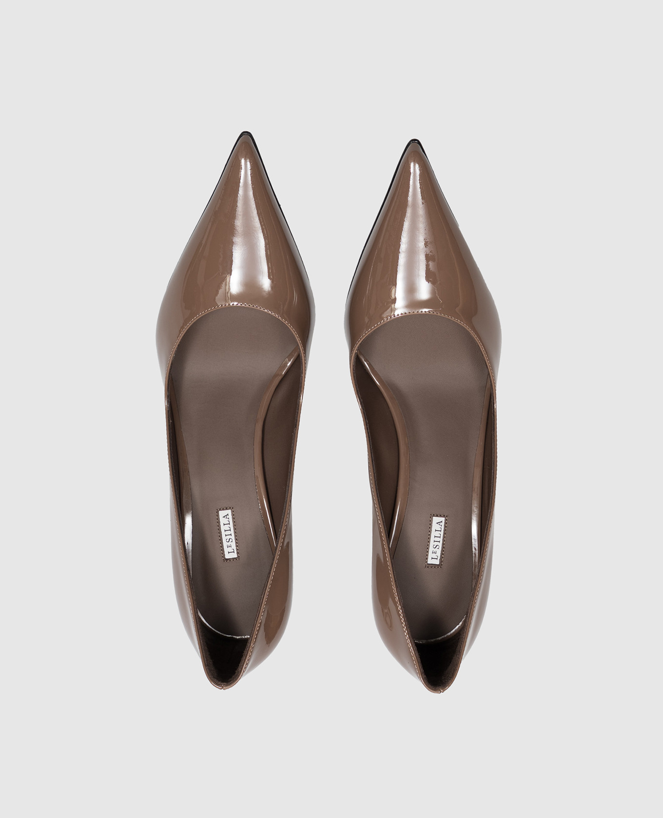 Bella brown patent leather shoes Le Silla 4