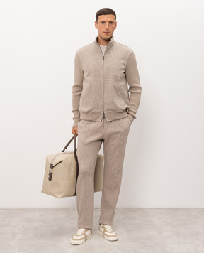 CAPOBIANCO Beige tracksuit with wool 21M459FS0021M708LFS00