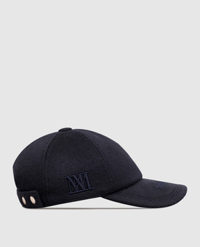 Max Mara LANCIA blue cashmere cap MXALANCIA