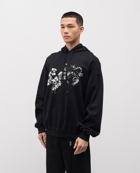 Ann Demeulemeester Bardi Comfort black hoodie B0013817FA185