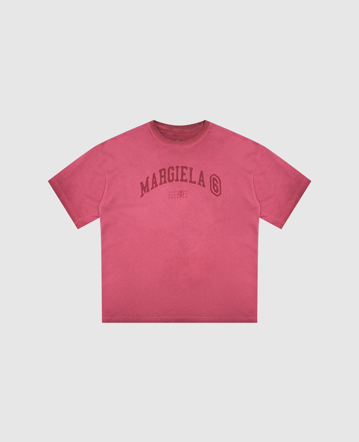 Children's pink T-shirt with logo print