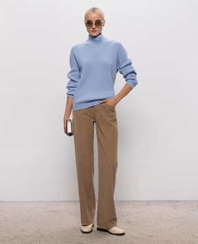Dondup Dolcevita blue sweater DT458M00988D002