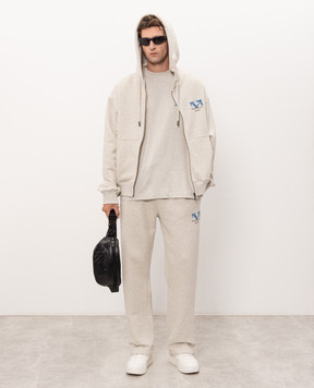 Off-White Half Arrow grey melange sports jacket 44MBE02EF26F002