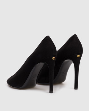 Valentino Révélé black suede shoes 8W0S0PG5UHG