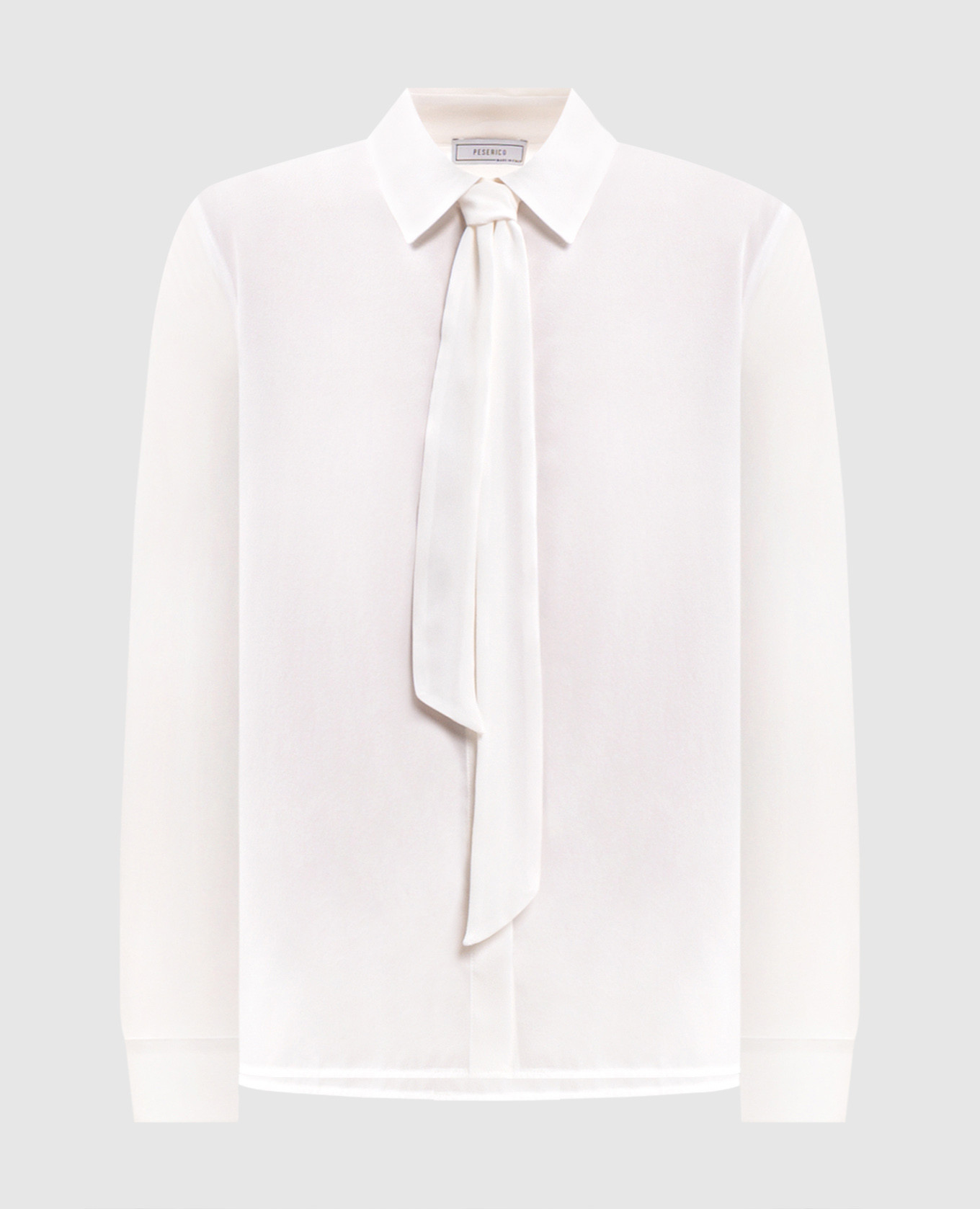 Ivory silk blouse