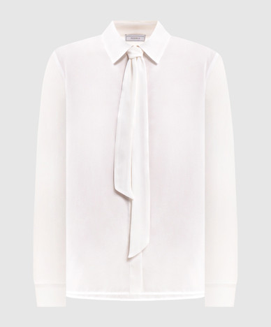 Ivory silk blouse