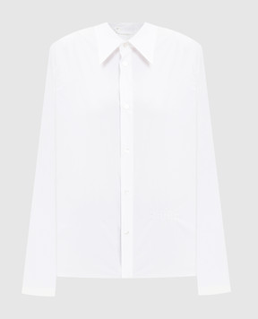 Maison Margiela MM6 White shirt with embroidered emblem S62DT0049M35256