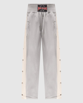 Palm Angels Grey Boxer Sweatpants PMCJ04IS26FAB002