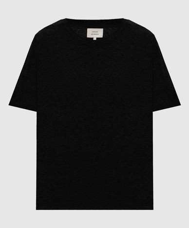 Black Ezra T-shirt with wool