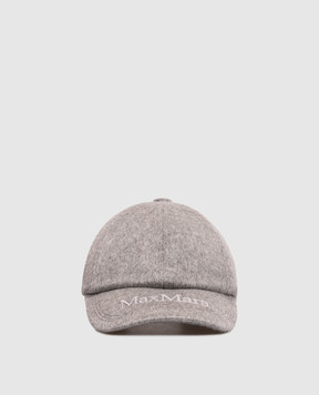 Max Mara LANCIA gray cashmere cap MXALANCIA