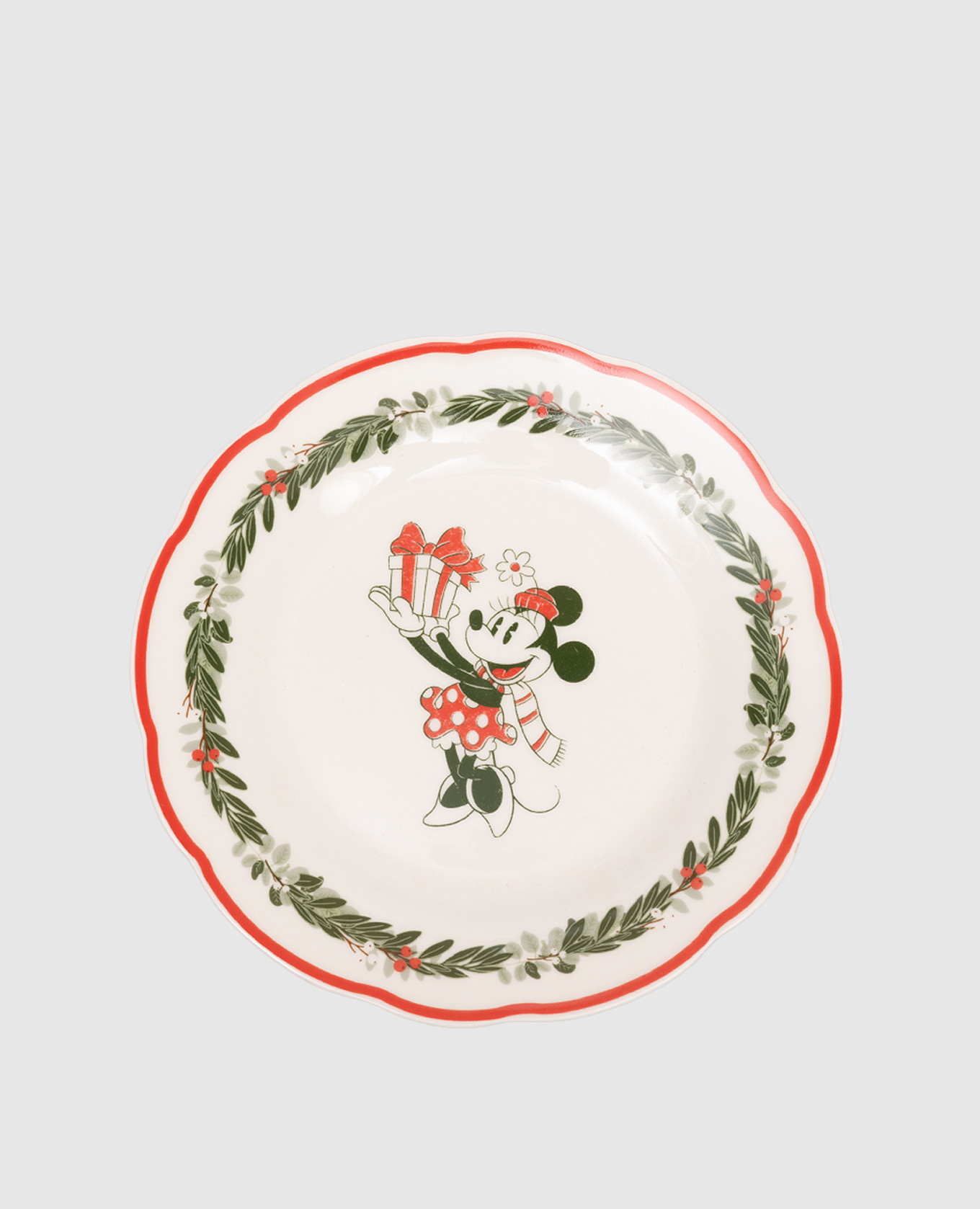 

Minnie Mouse White Ceramic Dinner Plate Disney