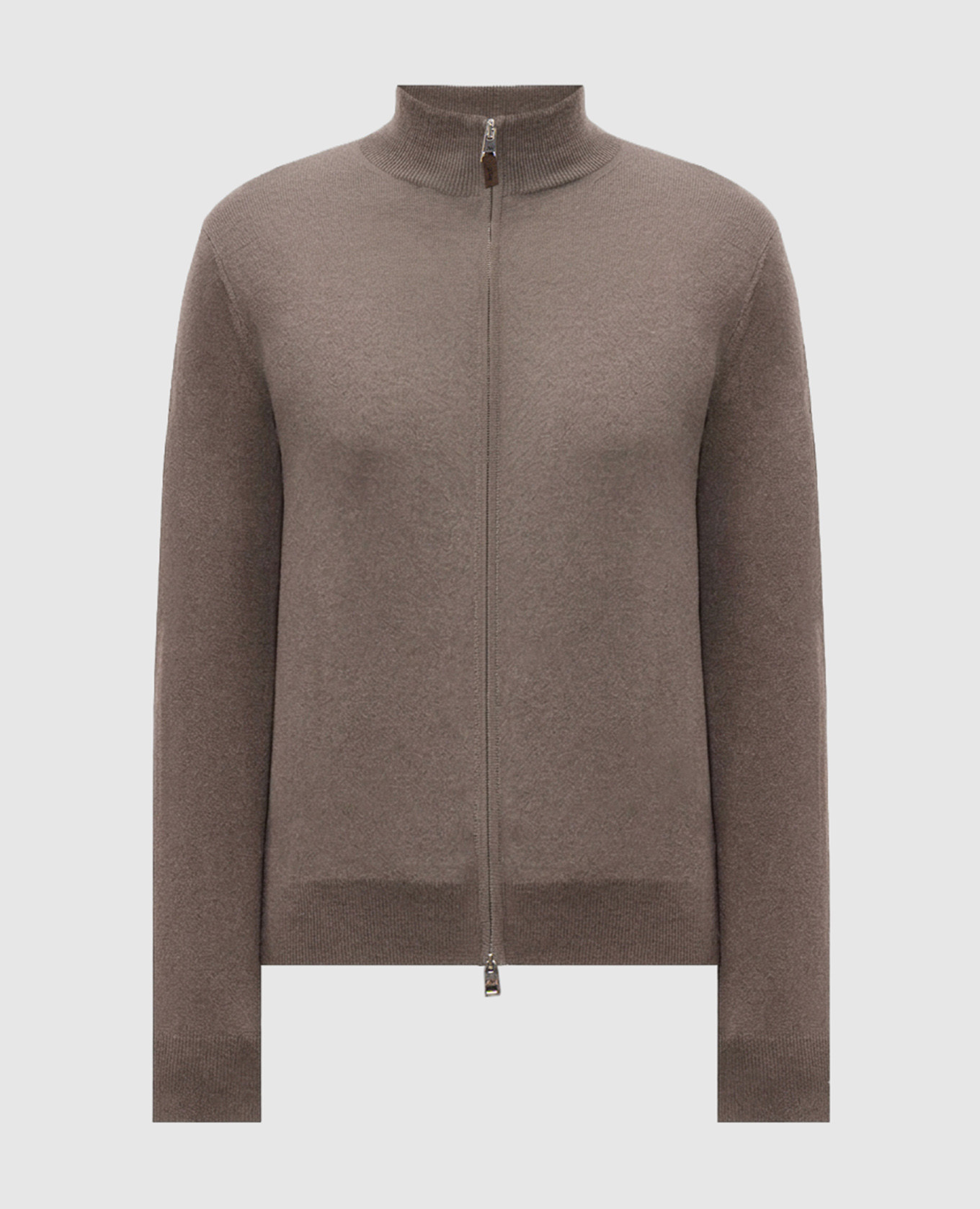 Brown cashmere cardigan