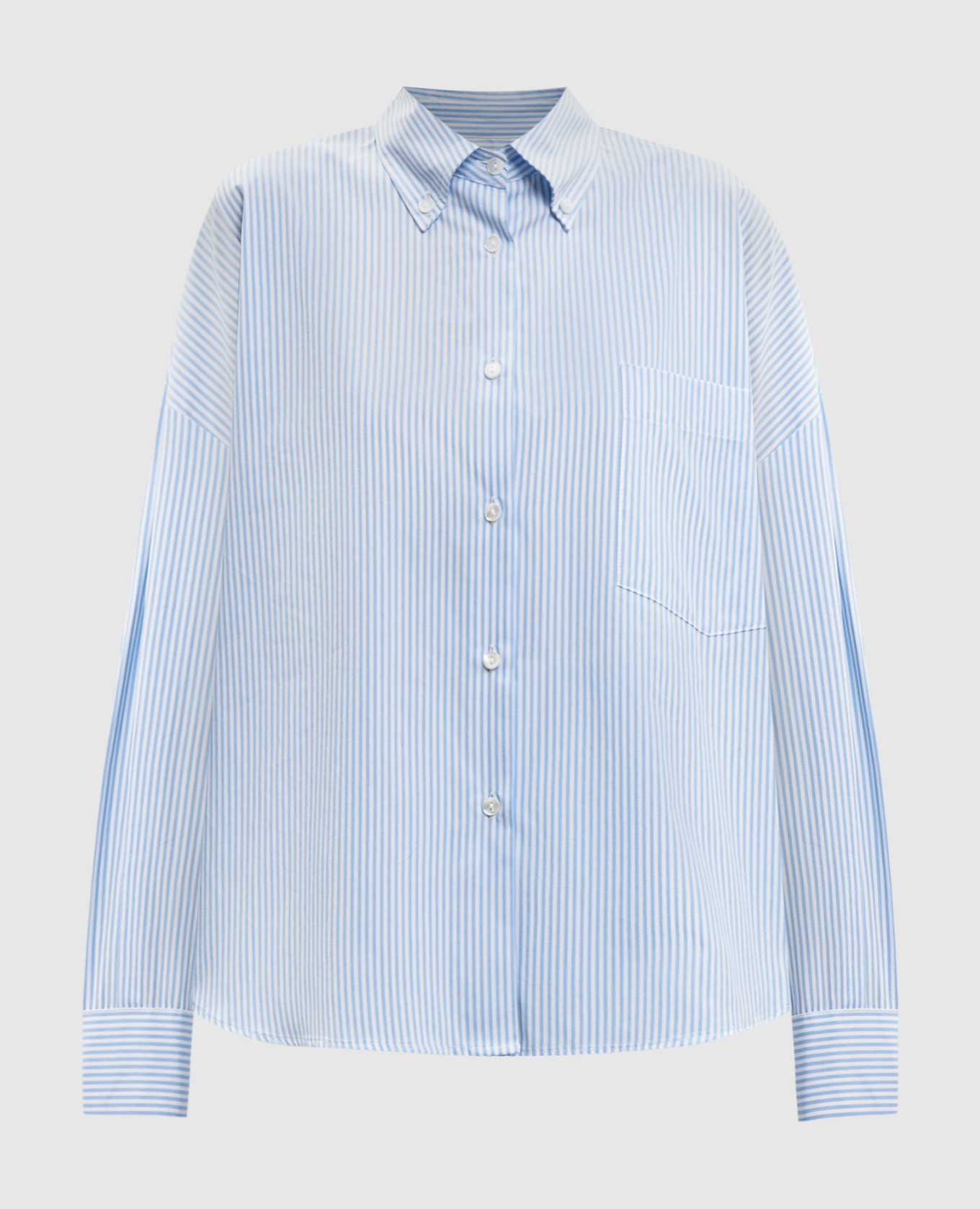 Blue striped shirt