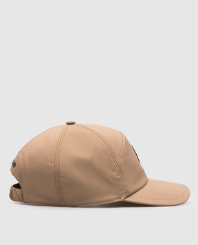 Stefano Ricci Brown cap with emblem patch MCV610016EPL001H