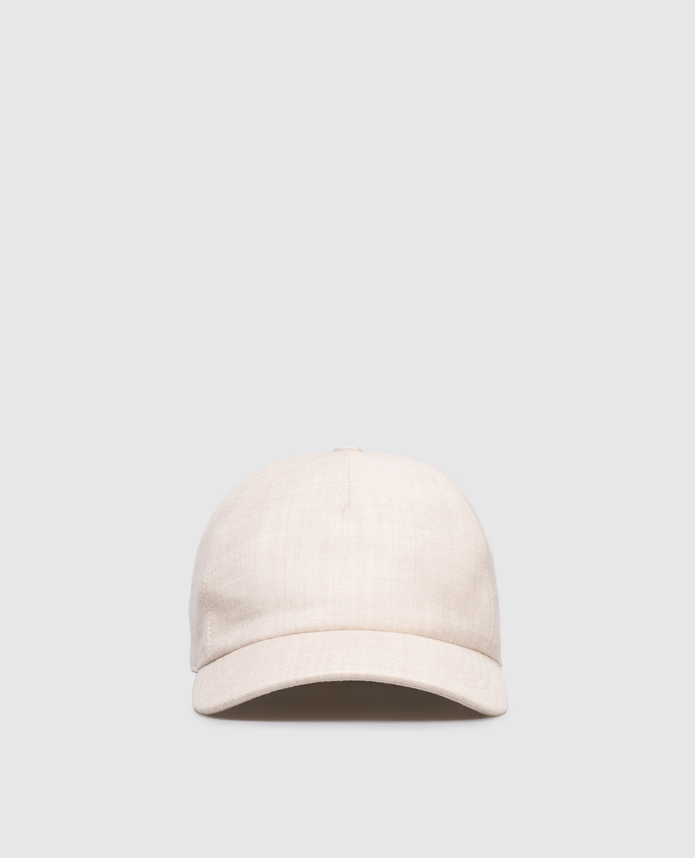 

Robinsons beige wool cap with lurex MooRER