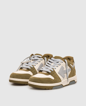 Off-White Out Of Office leather sneakers with embossed logo OF05730310